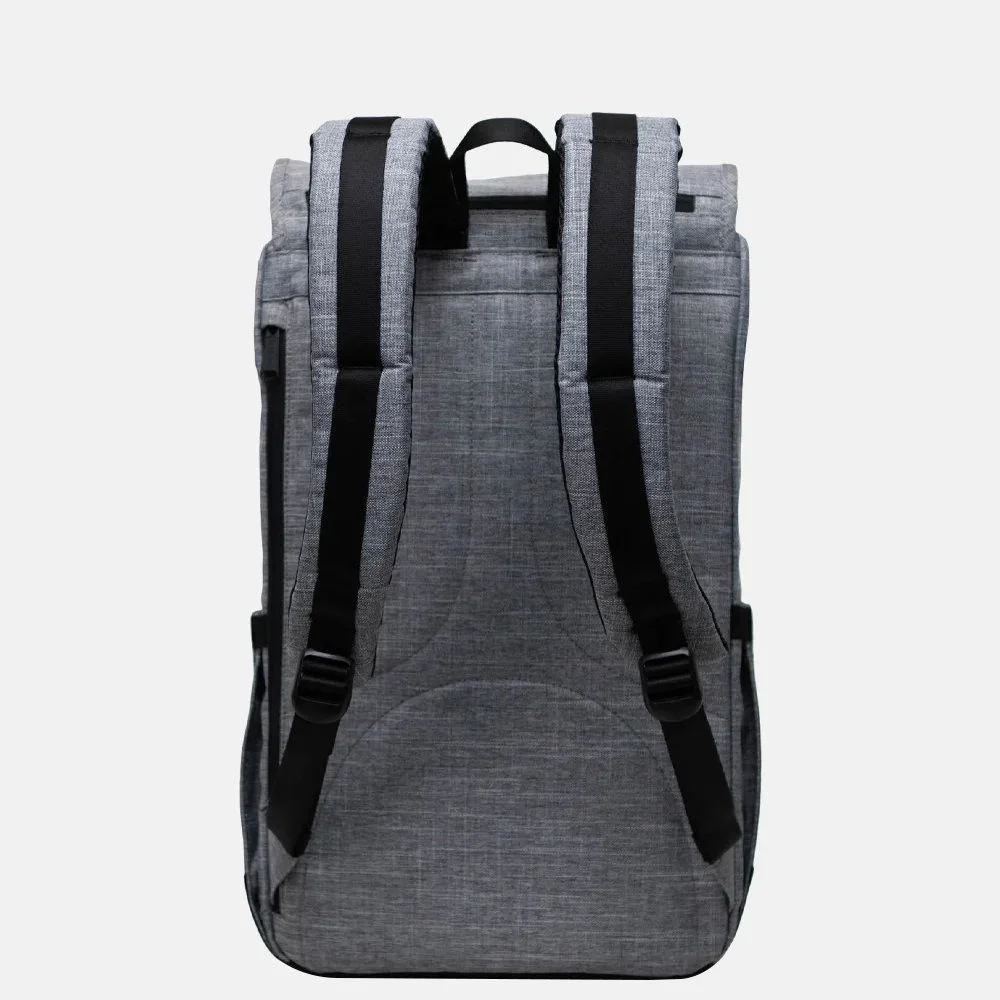 Herschel Little America rugzak 16 inch Raven Crosshatch bij Duifhuizen